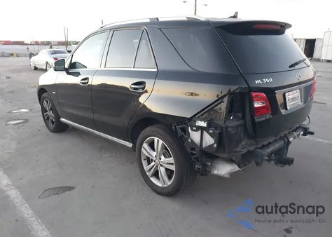 2012 Mercedes-Benz Ml 350 4Matic из США, поврежденный, VIN 4JGDA5HB0CA066642